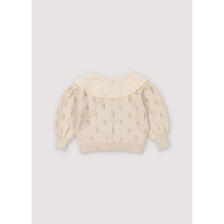 The New Society Macadamia Marina Baby Cardigan - Image 2