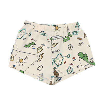 The New Society Map Print Arkoi Baby Bermuda