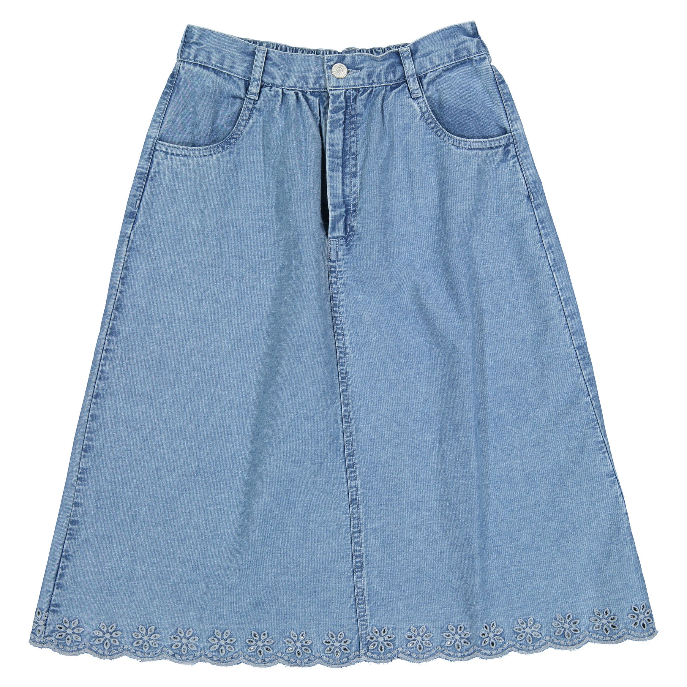 The New Society Mid Blue Denim Niobe Special Skirt
