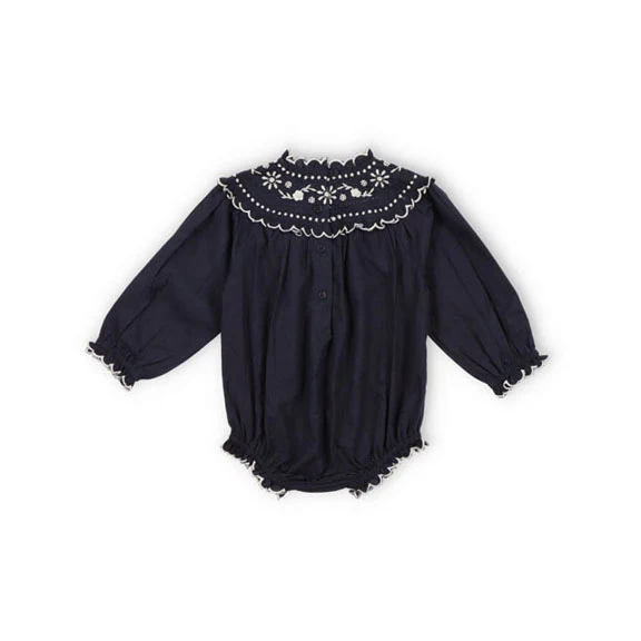 The New Society Midnight Navy Pune Romper - Image 2