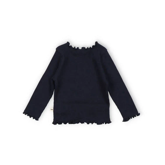 The New Society Midnight Navy Singapore Baby Tee - Image 2