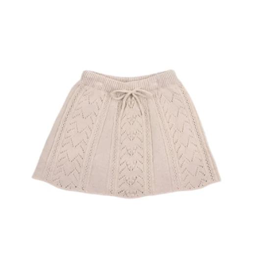 The New Society Moonlight White Lila Skirt