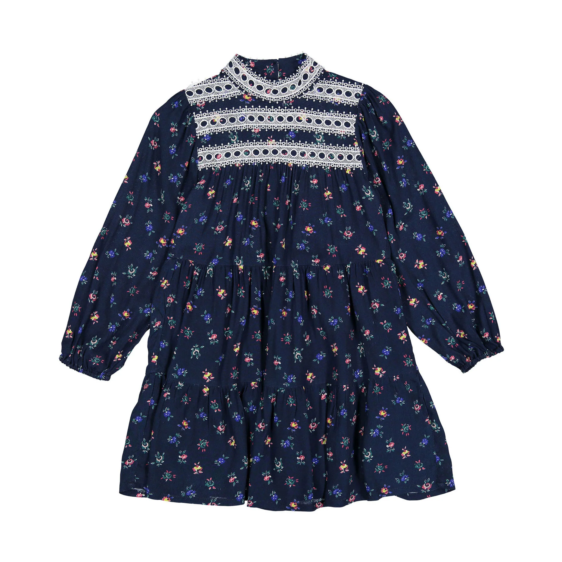 The New Society Navy Mini Blossom Moon Dress