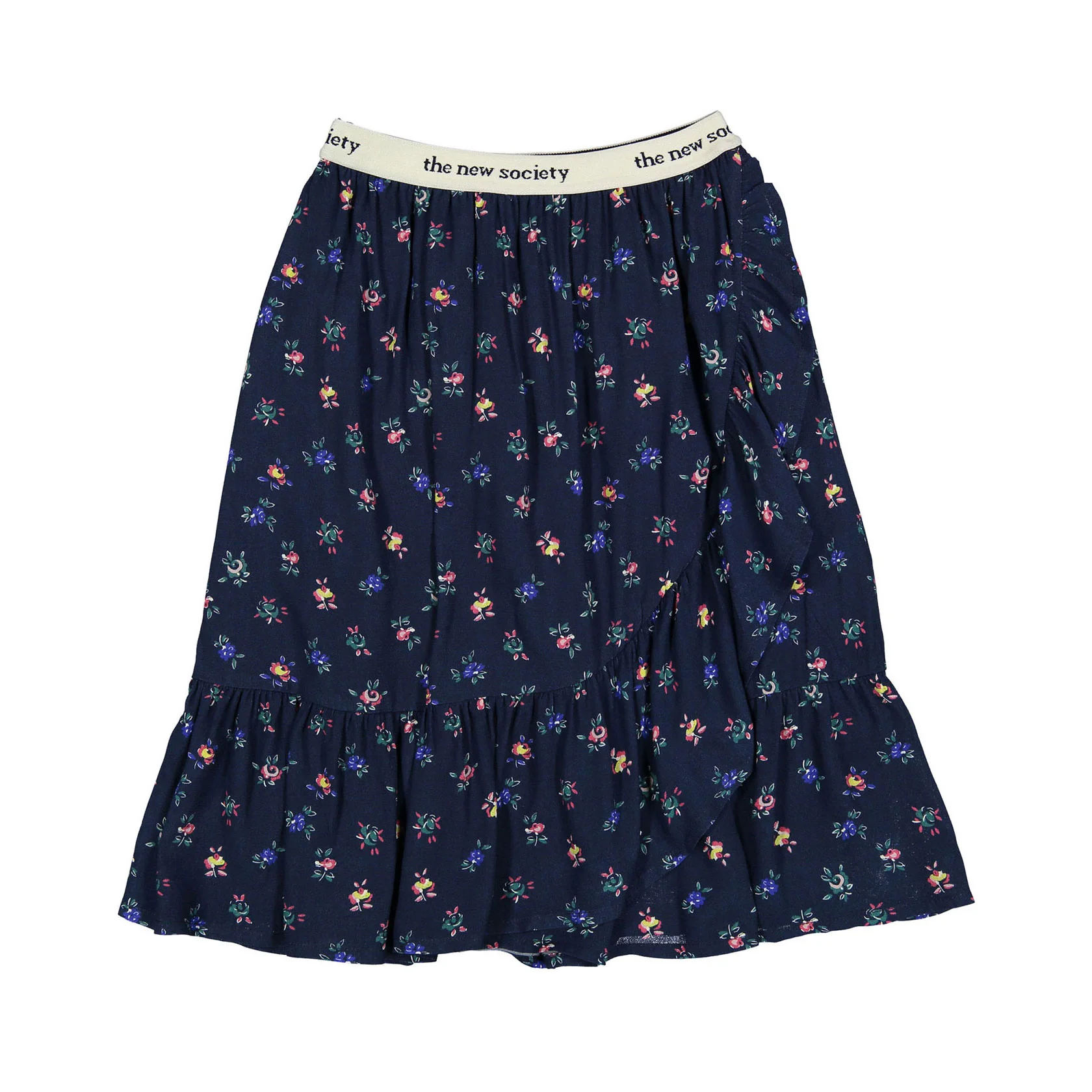 The New Society Navy Mini Blossom Moon Special Skirt
