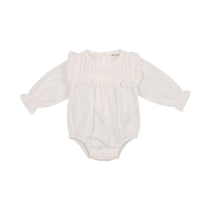 The New Society Off White Pinecrest Romper