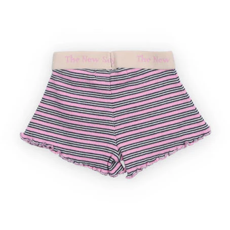 The New Society Pink Lavander Mini Stripes TNS Rib Baby Short - Image 2