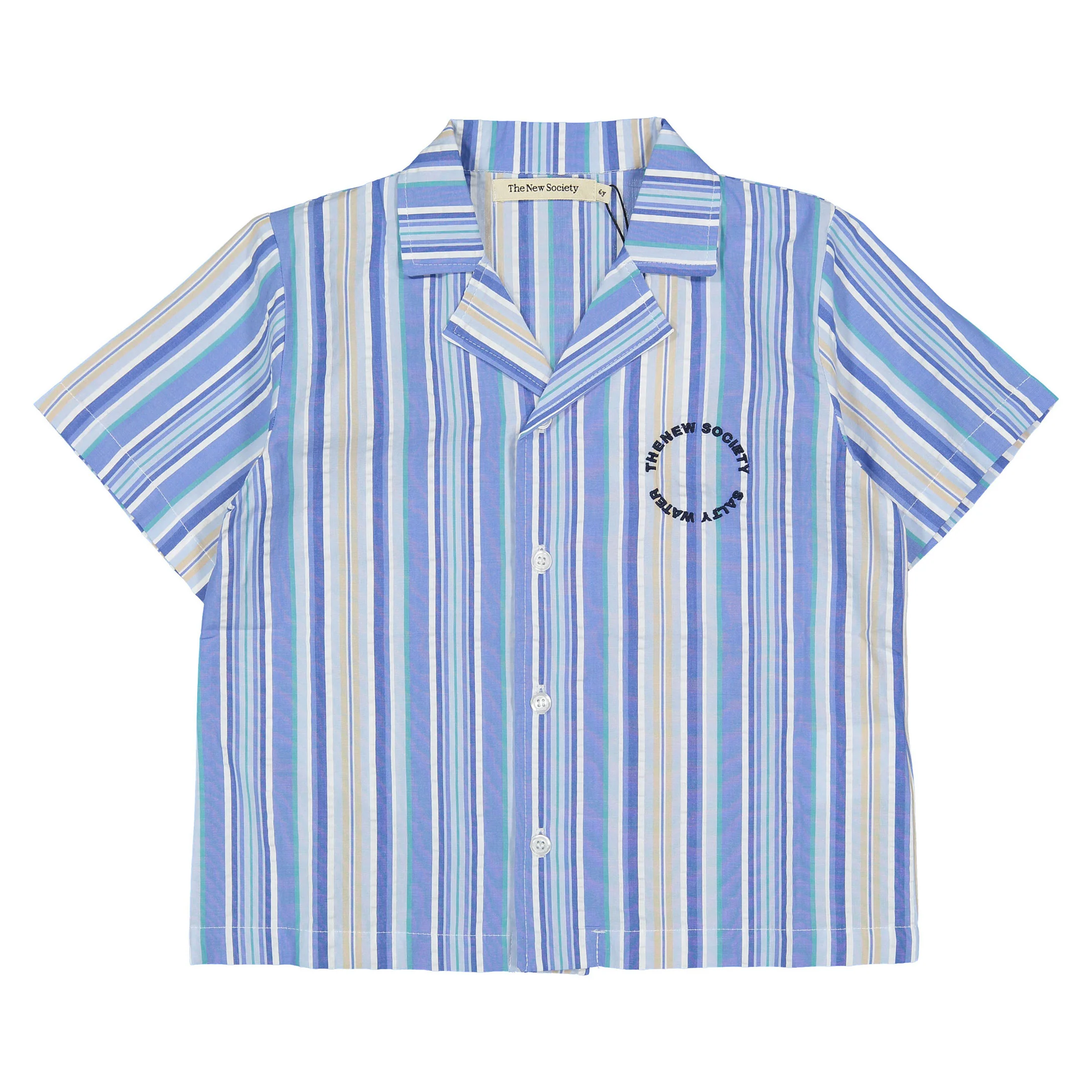 The New Society Powder Blue Tebas Shirt