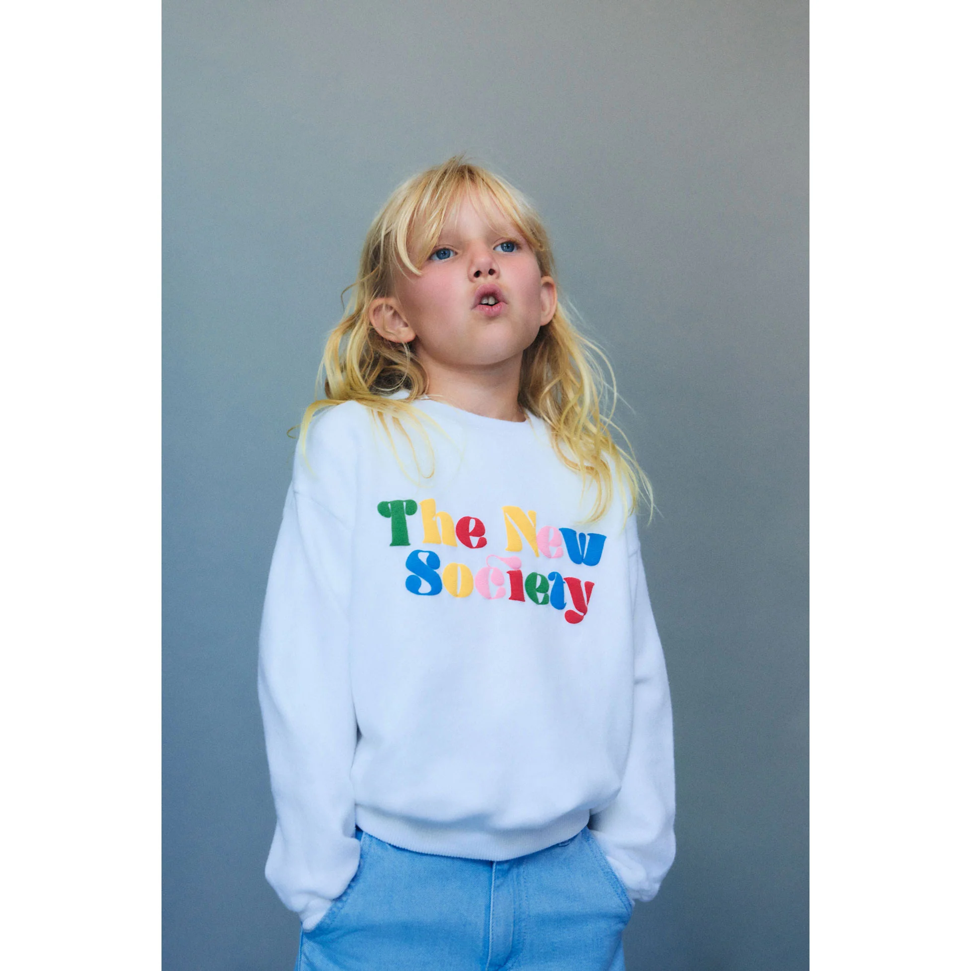 The New Society Pure Cloud Wisteria Sweatshirt - Image 2
