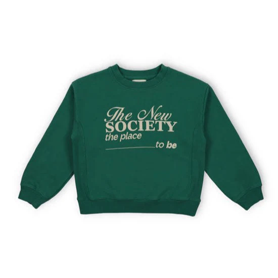 The New Society Retro Green Princeton Sweater