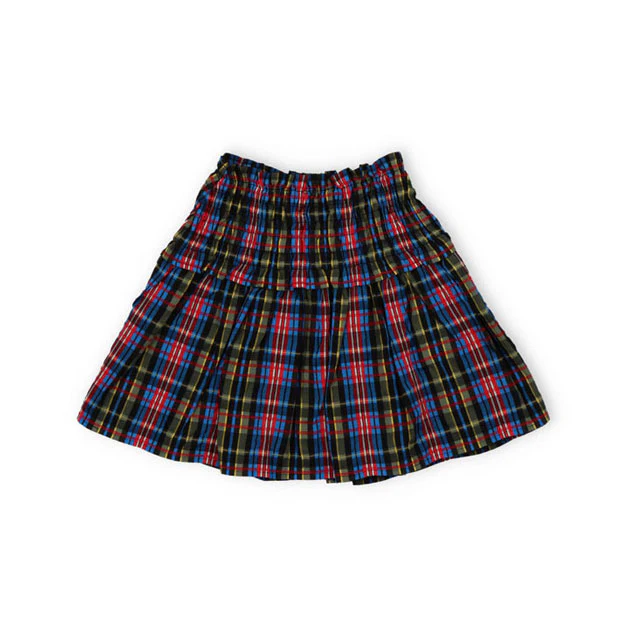 The New Society Ruby Dusk Tartan Mars Skirt - Image 2