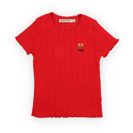 The New Society Tulip Red Romero Tee