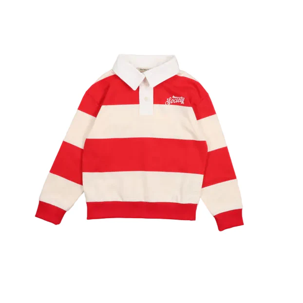 The New Society  Tulip Red Stripes Brezo Polo