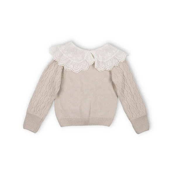 The New Society Vanilla Cream Reykjavik Cardigan - Image 2
