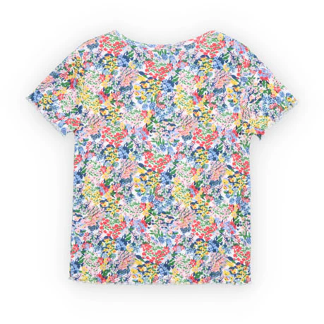 The New Society Verbena Print TNS Rib Tee - Image 2