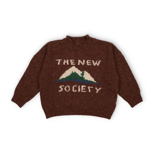 The New Society Walnut Brown Yosemite Pullover