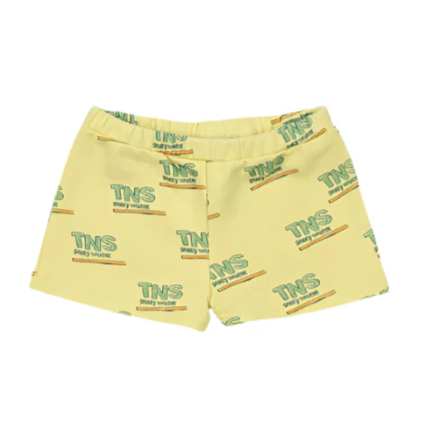 The New Society Yellow Iris Thasos Baby Shorts