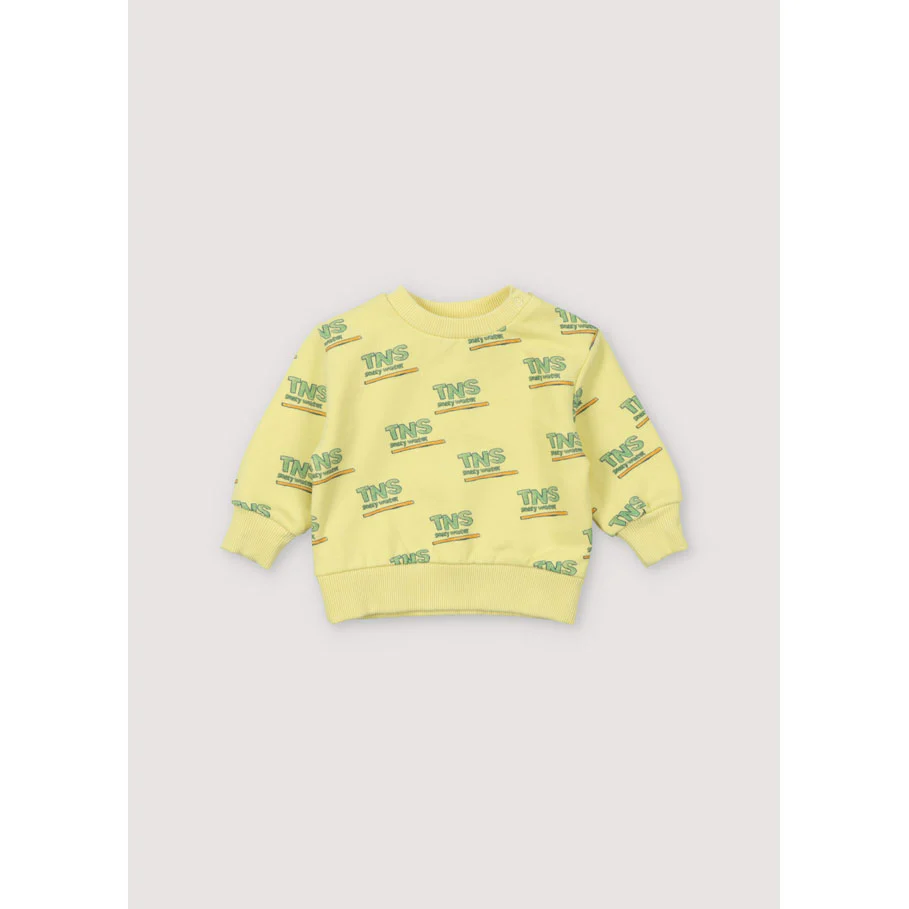 The New Society Yellow Iris Thasos Baby Sweatshirt - Image 2