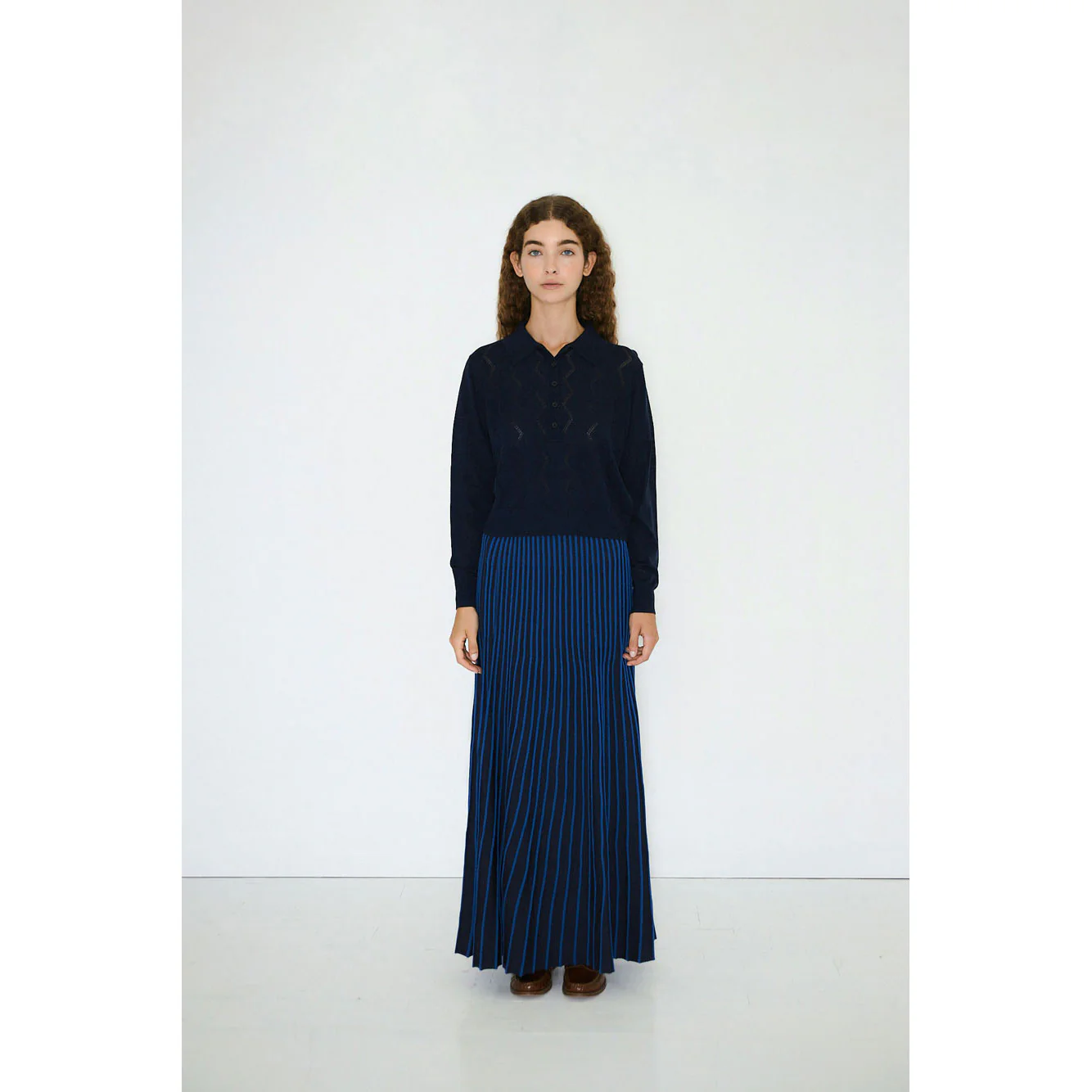 The Tiny Big Sister Navy Contrast Womens Skirt - Image 2