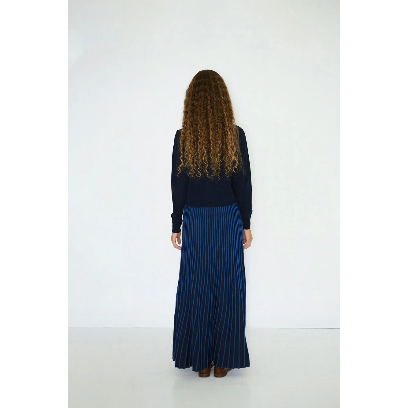 The Tiny Big Sister Navy Contrast Womens Skirt - Image 4