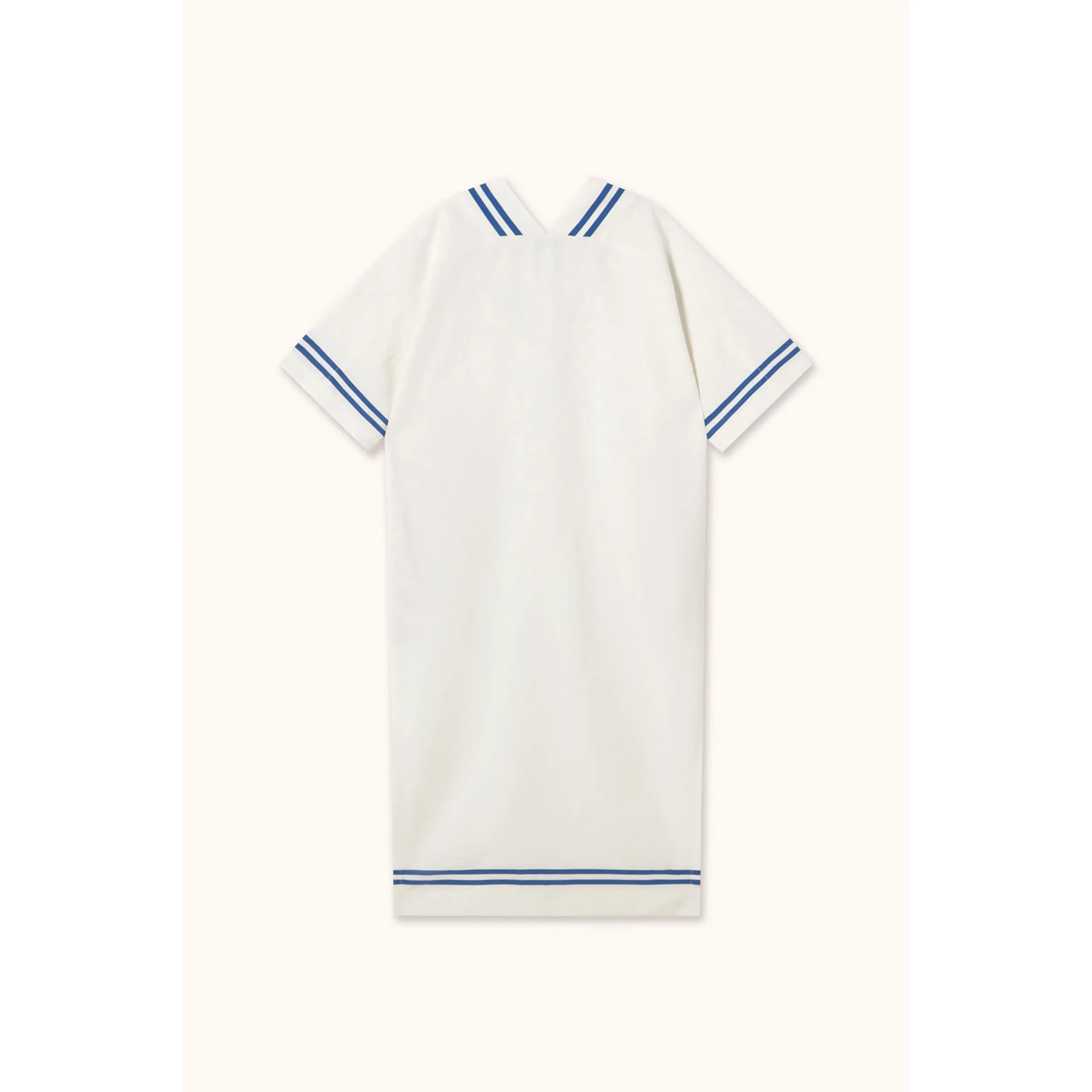 The Tiny Big Sister Off White Stripes Dress - Image 2