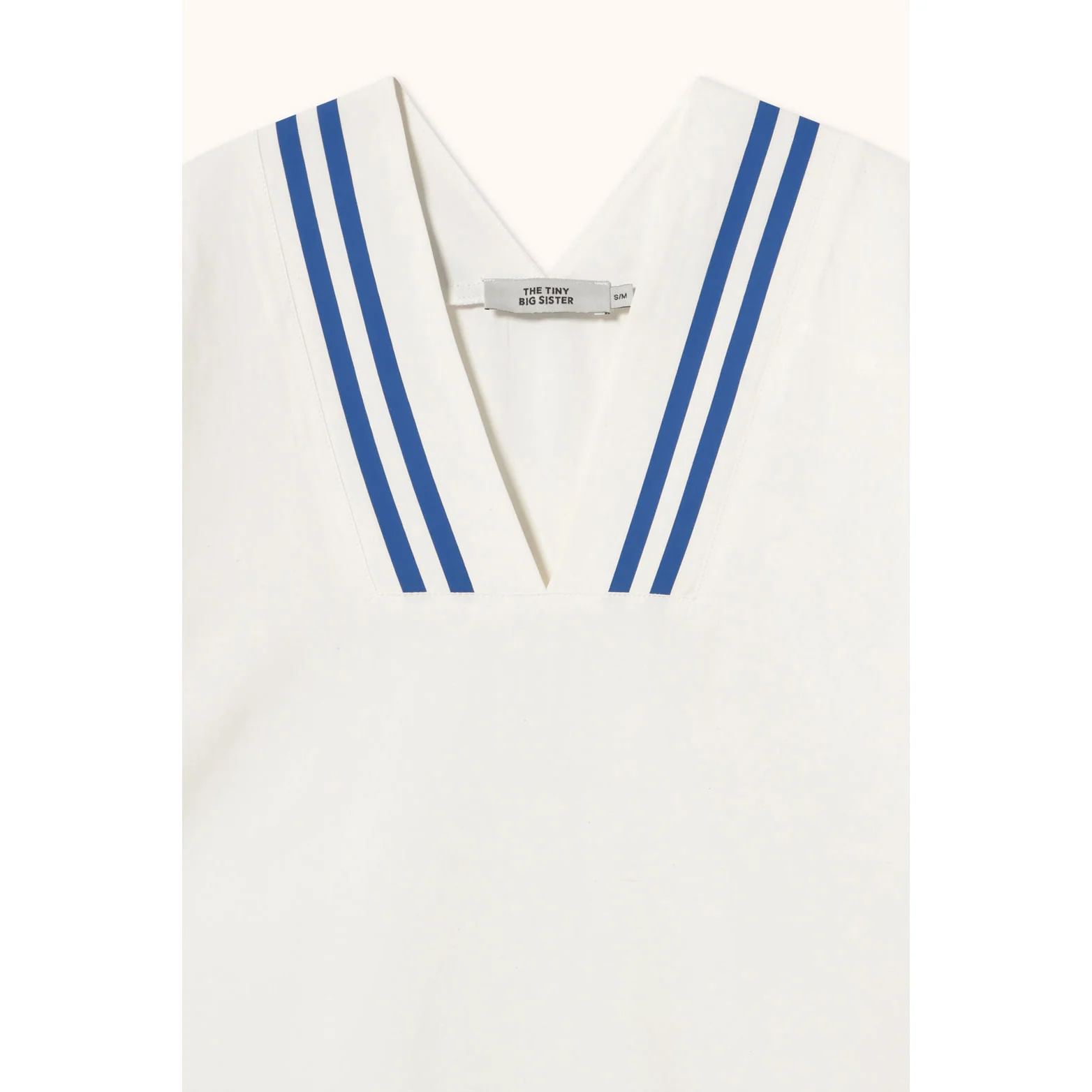 The Tiny Big Sister Off White Stripes Dress - Image 3