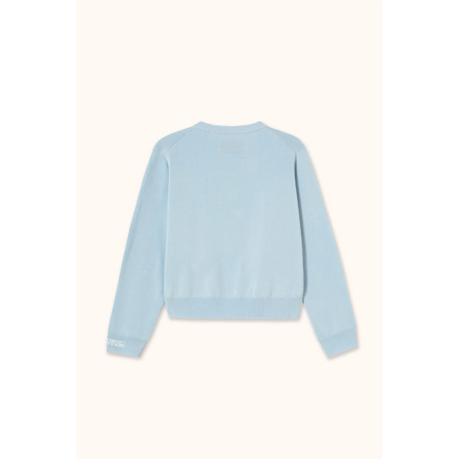 The Tiny Big Sister Pretty Blue Uttoned Cardigan - Image 2
