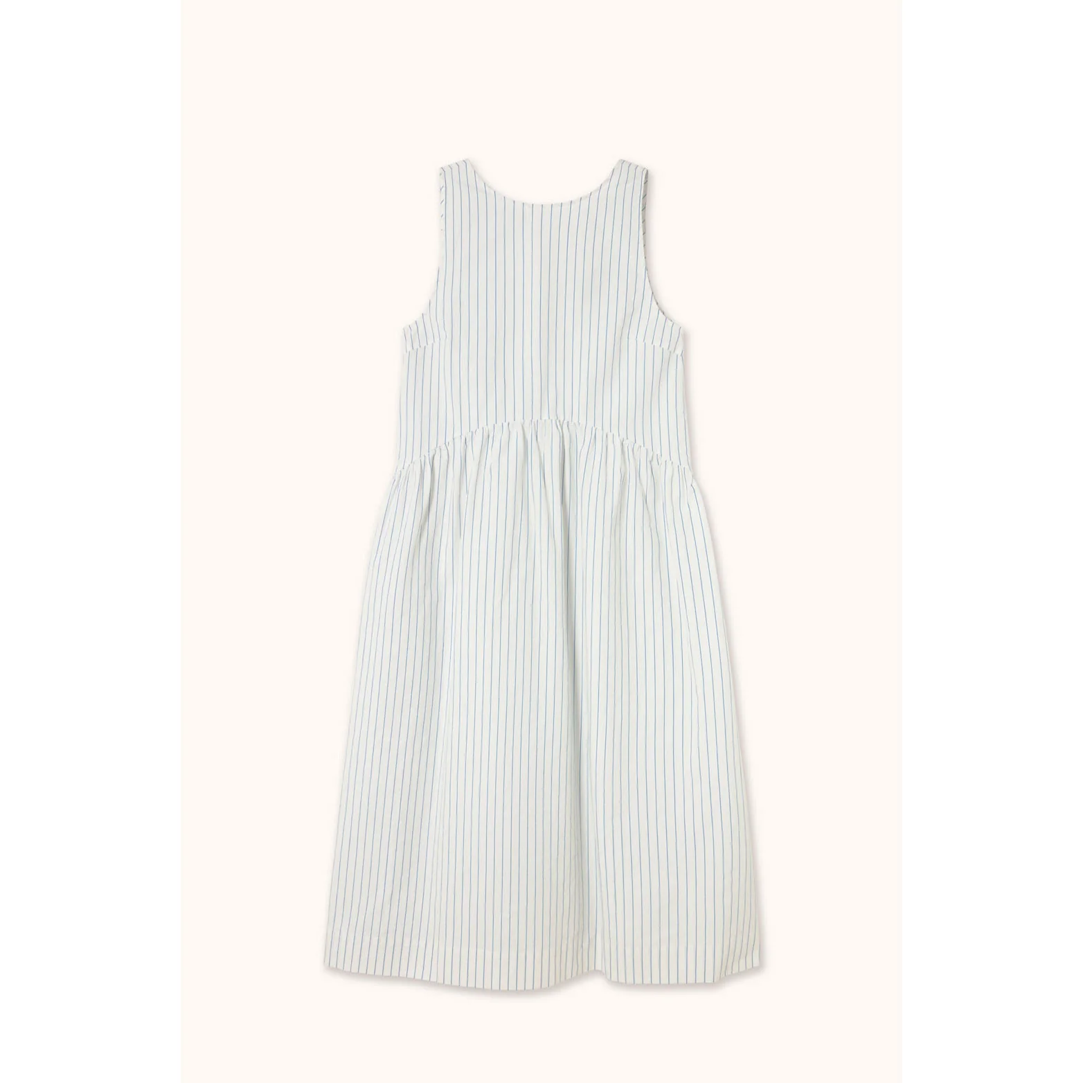 The Tiny Big Sister White Striped Dress