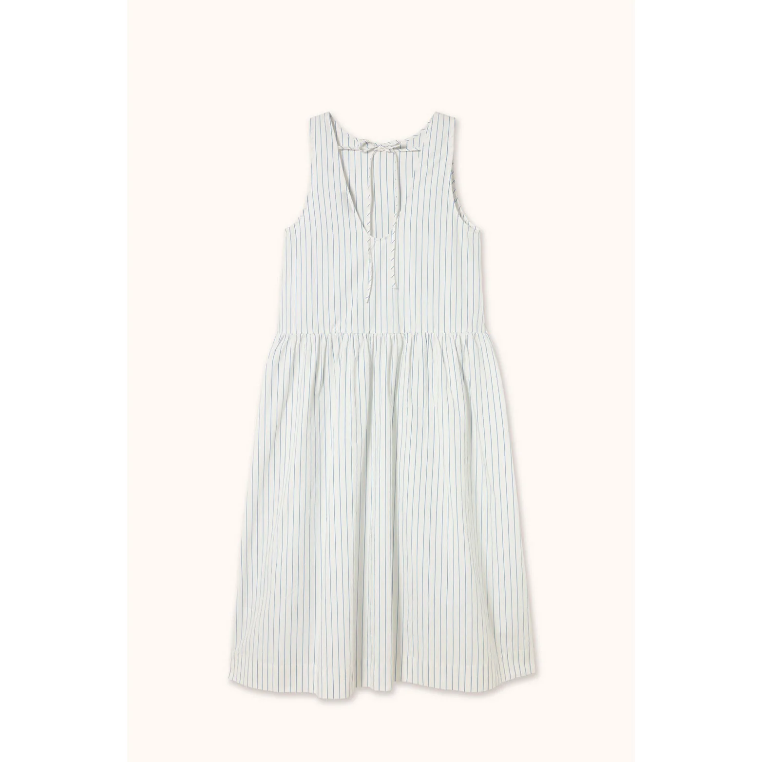 The Tiny Big Sister White Striped Dress - Image 2