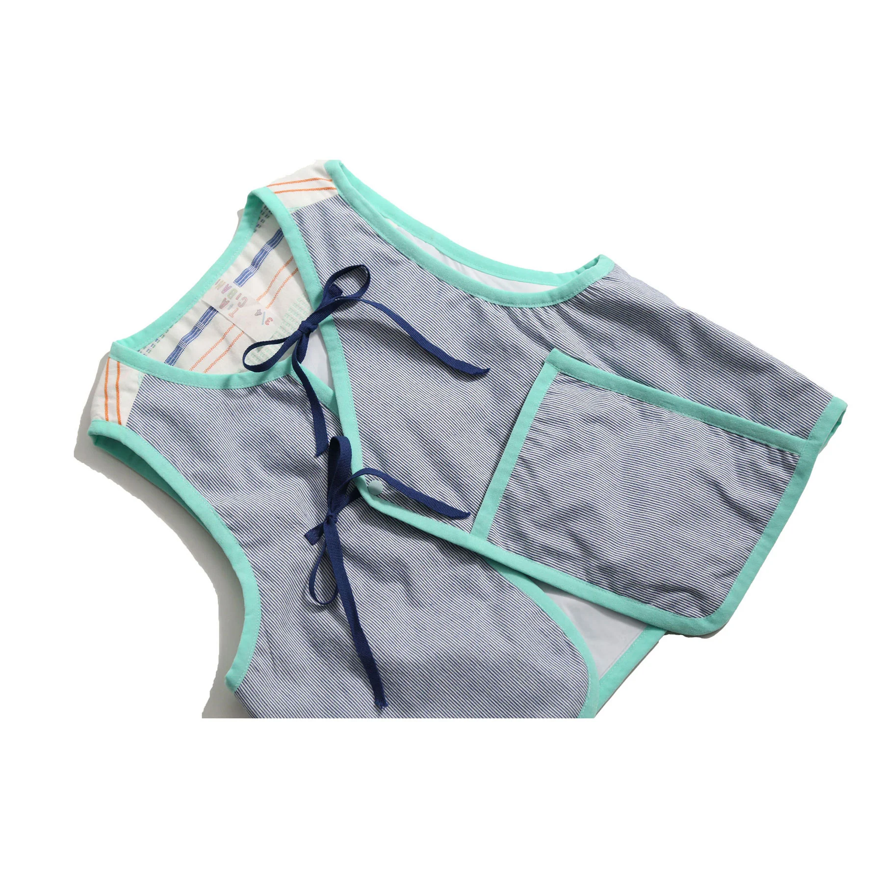 Tia Cibani Aegean Tobias Padded Patchwork Vest - Image 3