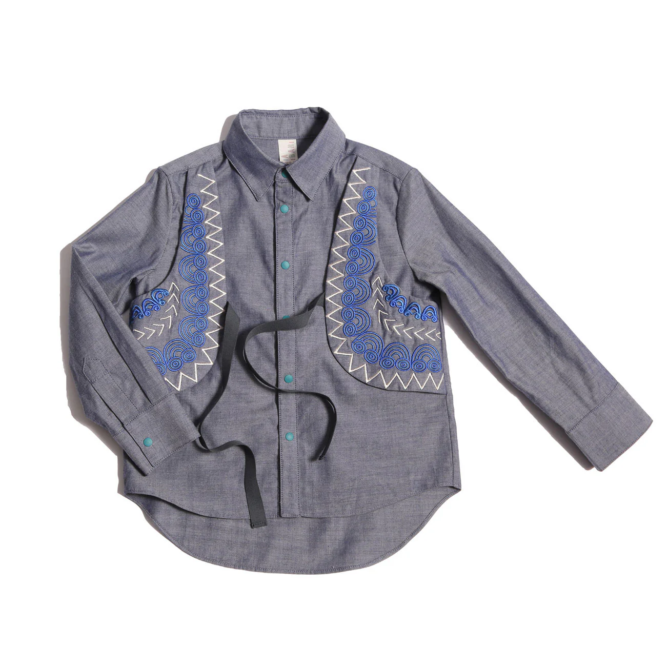 Tia Cibani Breton Embroidered Malok Shirt