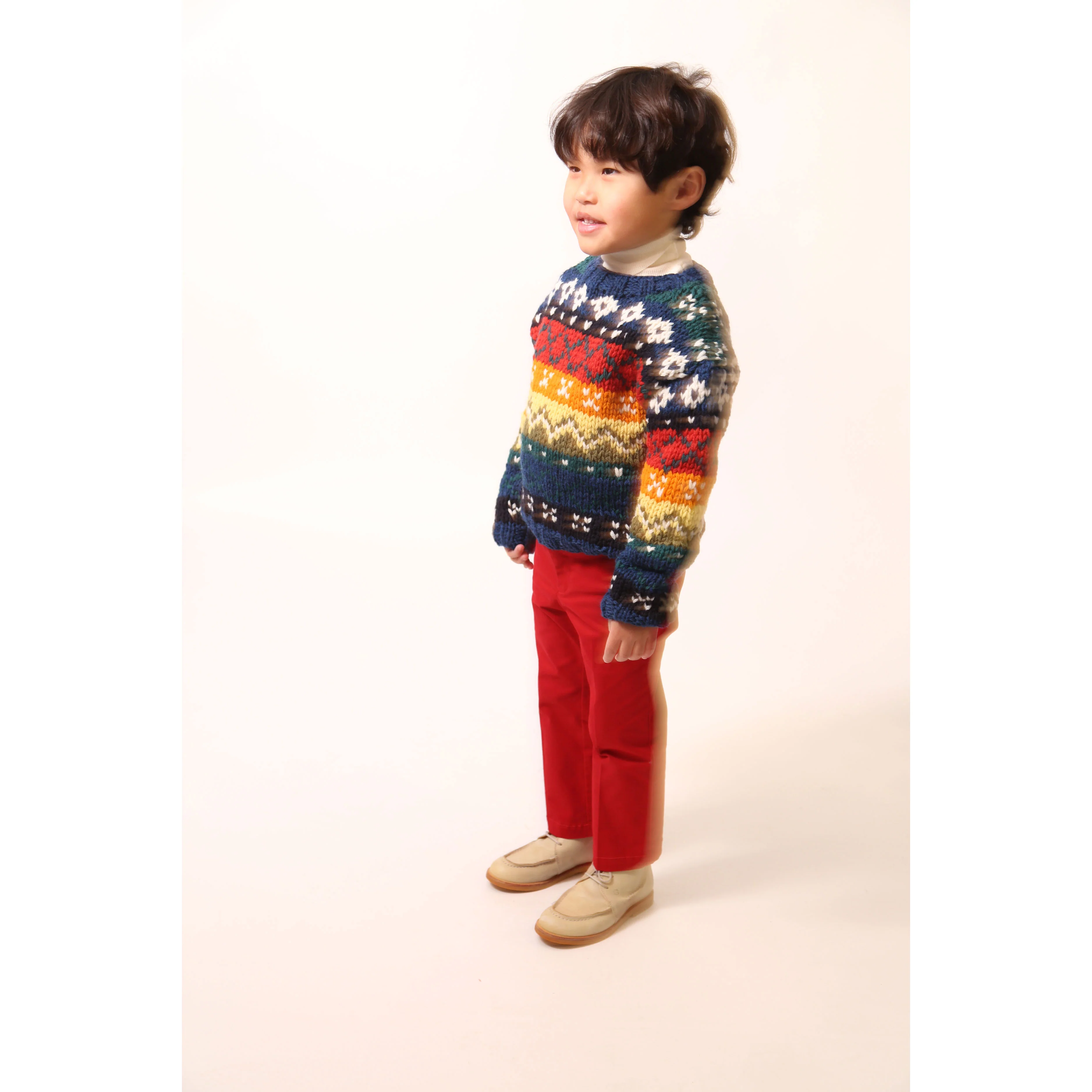 Tia Cibani Breton Mix Fair Isle Sweater - Image 5