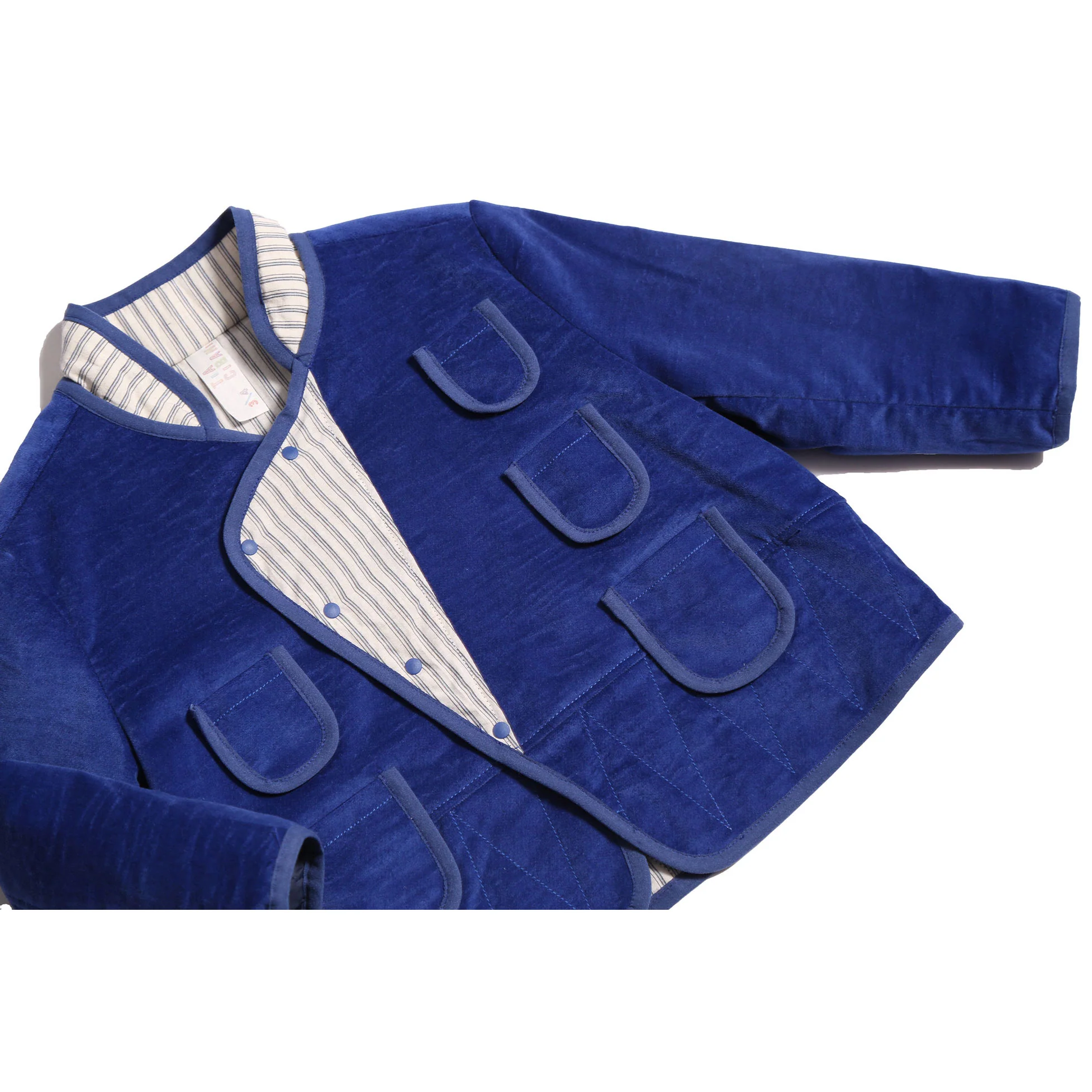 Tia Cibani Breton Mix Malok Patchwork Jacket - Image 4