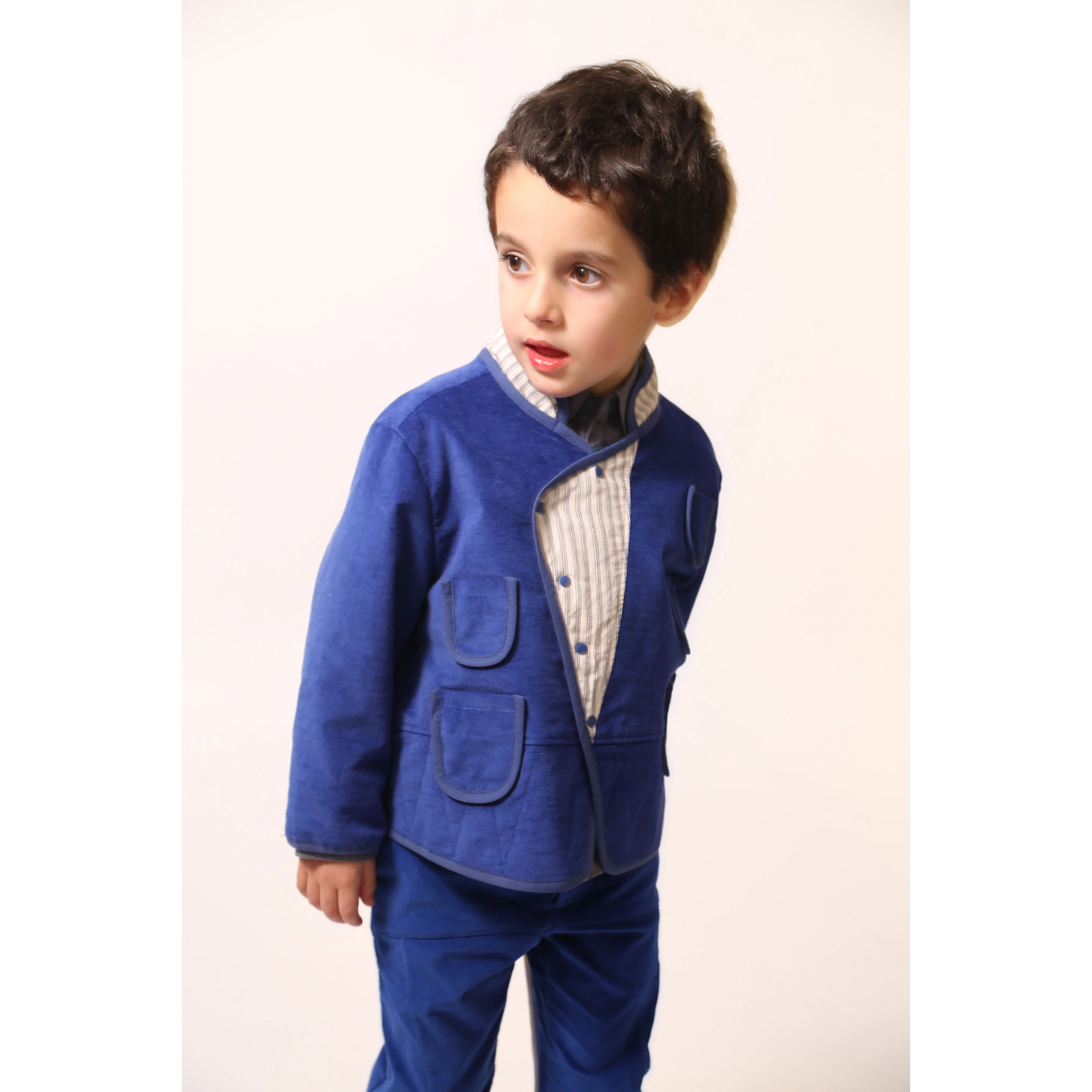 Tia Cibani Breton Mix Malok Patchwork Jacket - Image 5