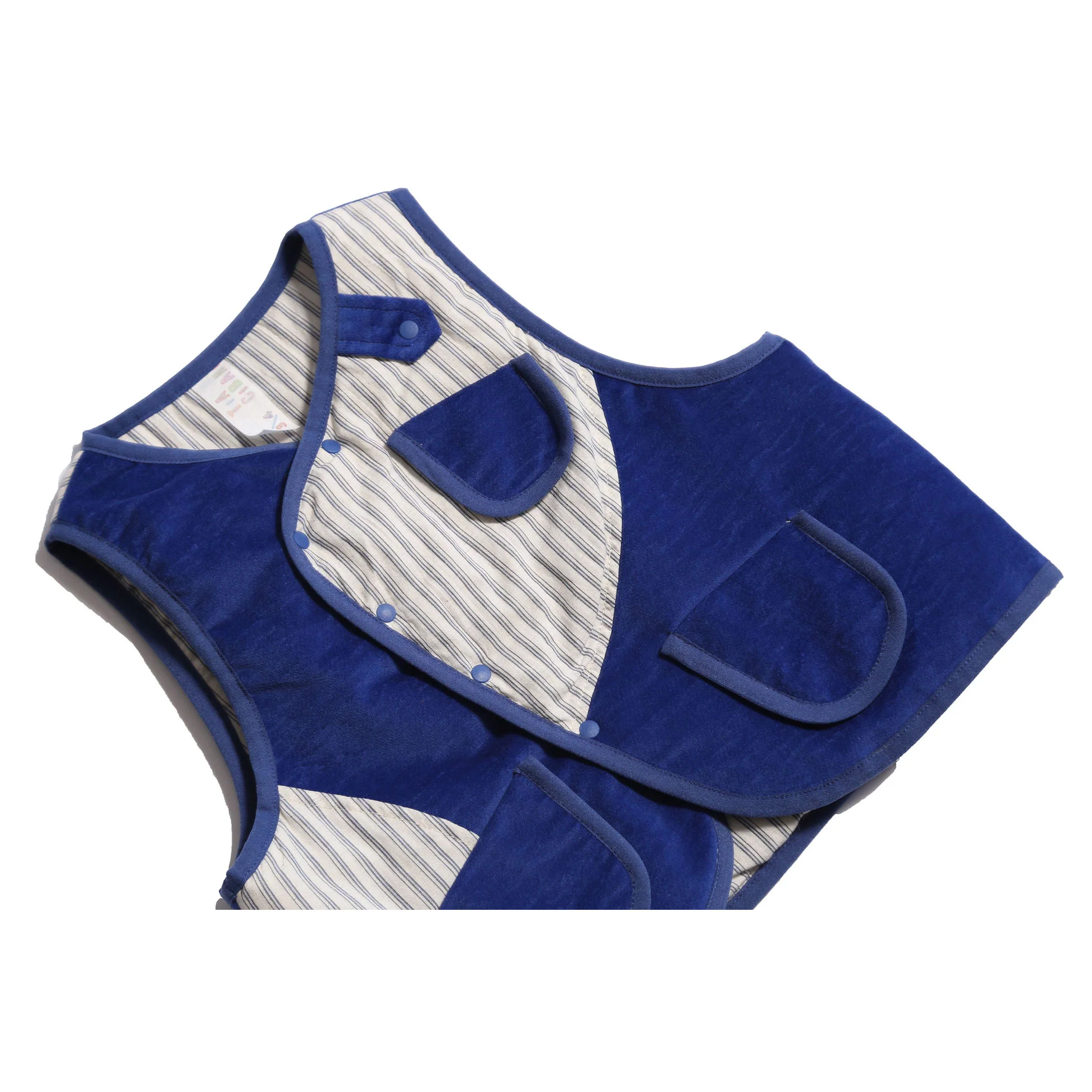 Tia Cibani Breton Mix Malok Patchwork Vest - Image 3
