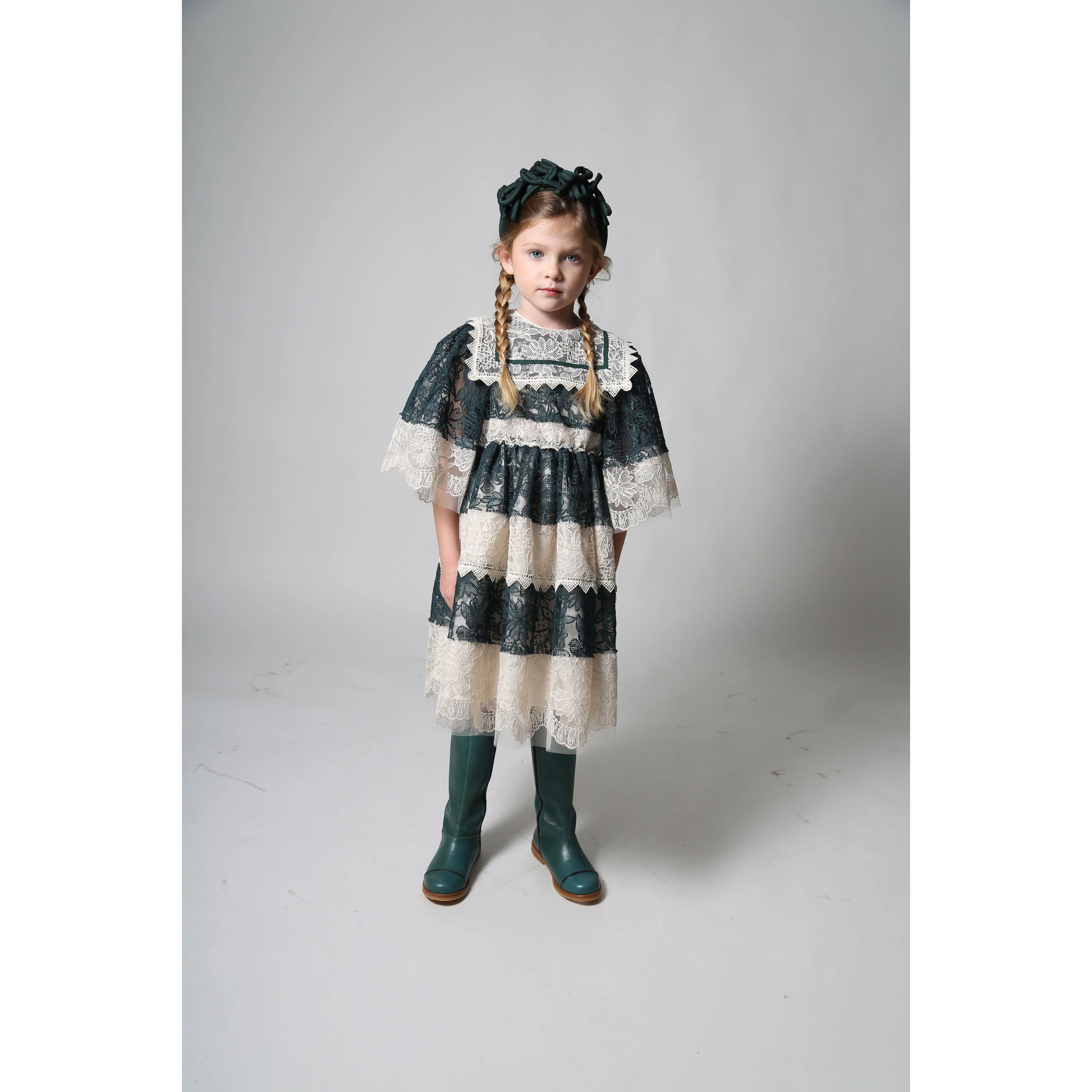 Tia Cibani Cactus Mix Frida Patchwork Sailor Frock - Image 2
