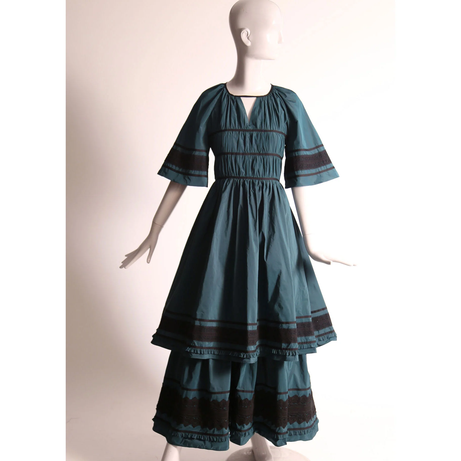 Tia Cibani Celtic Corset Tiered Brittany Womens Kaftan - Image 2