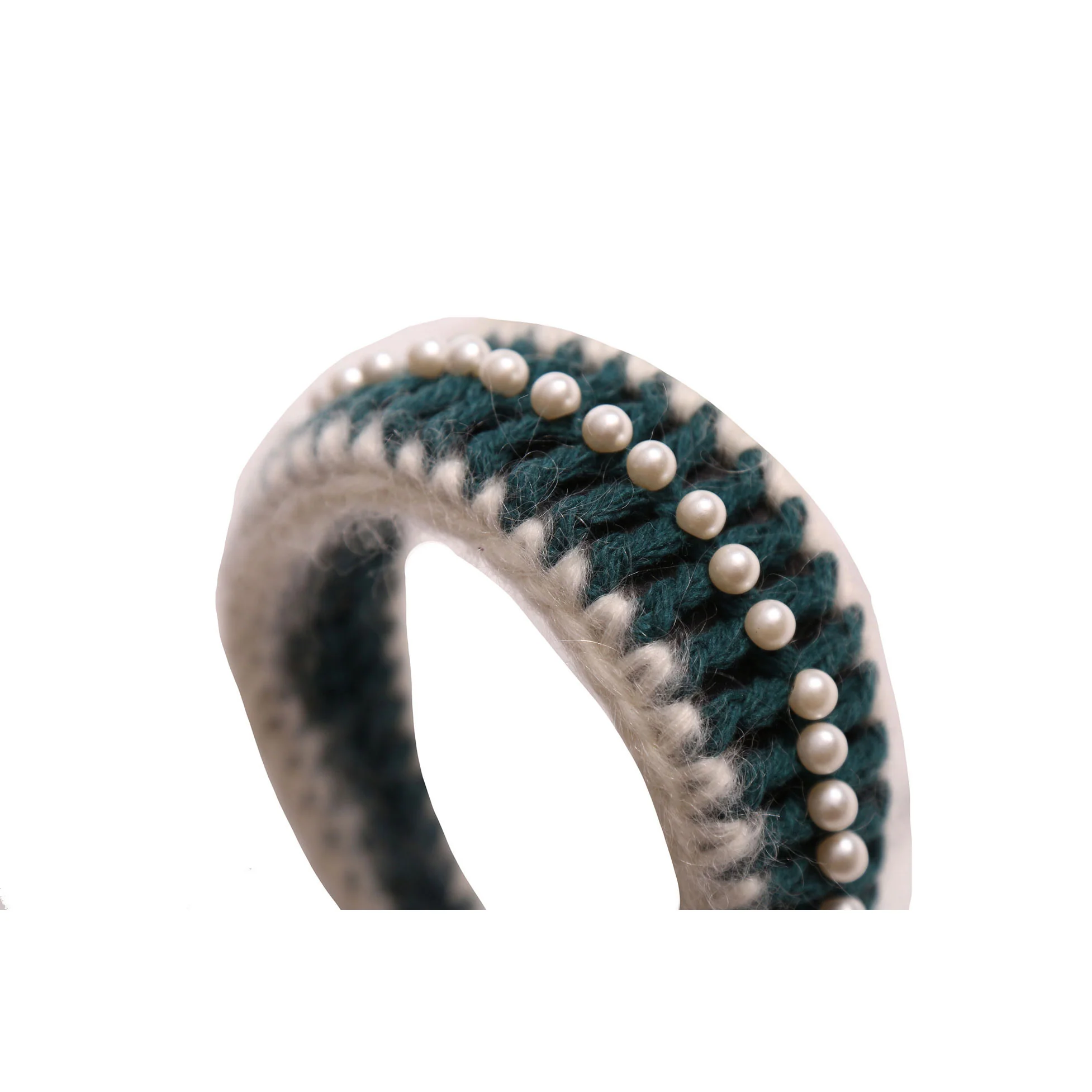 Tia Cibani Celtic Pearl Knit Brittany Headband - Image 3