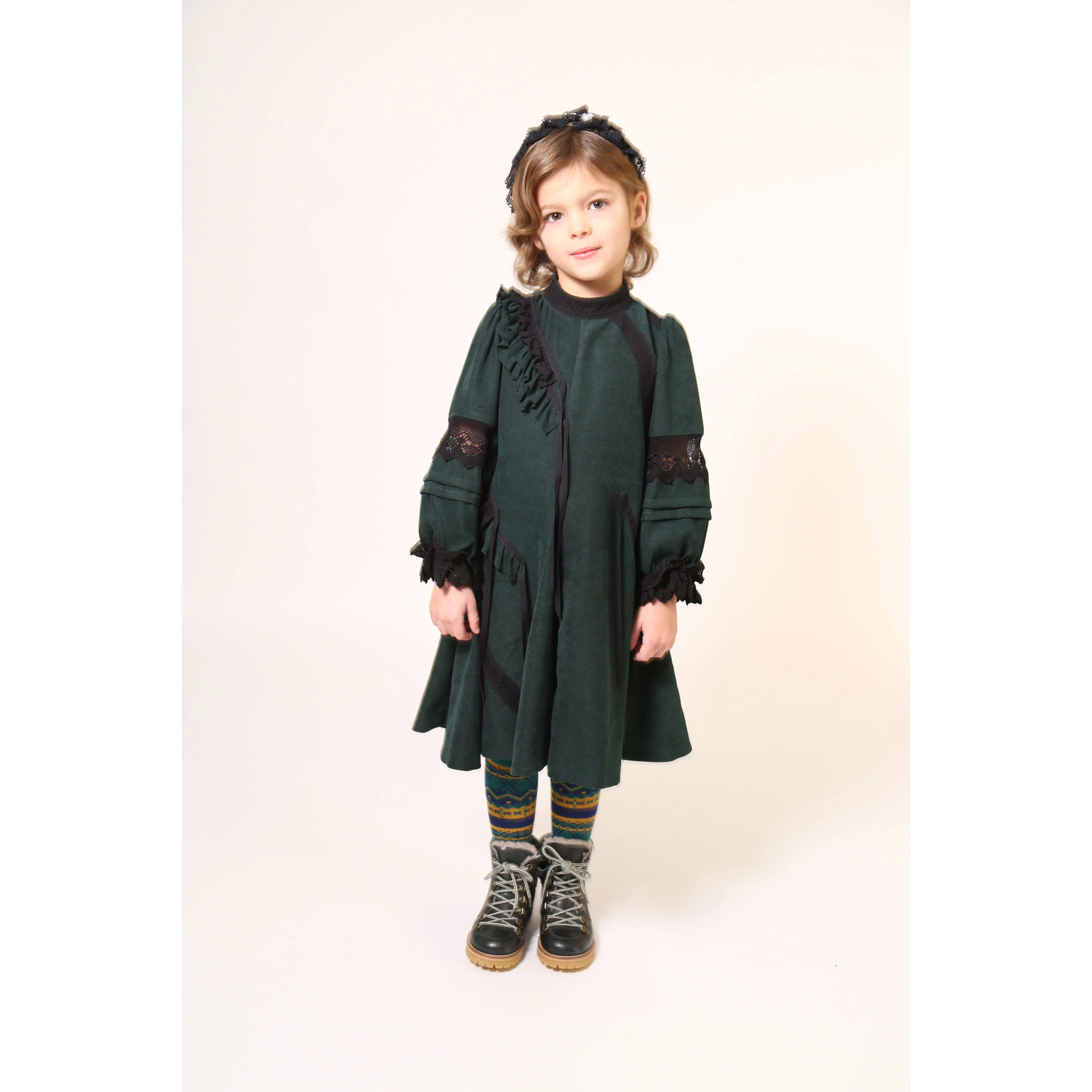 Tia Cibani Celtic Ruffled Party Brittany Dress - Image 2