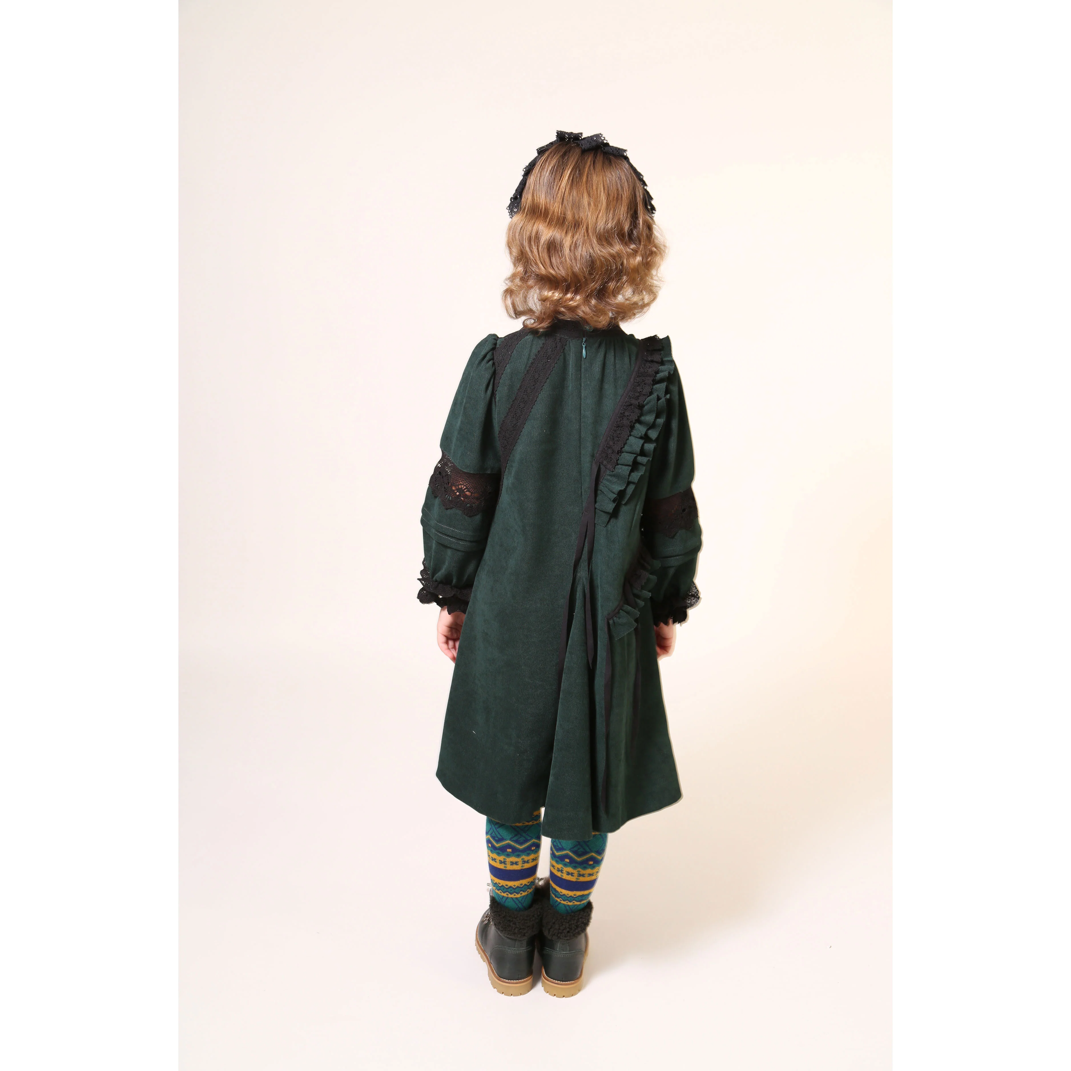 Tia Cibani Celtic Ruffled Party Brittany Dress - Image 5
