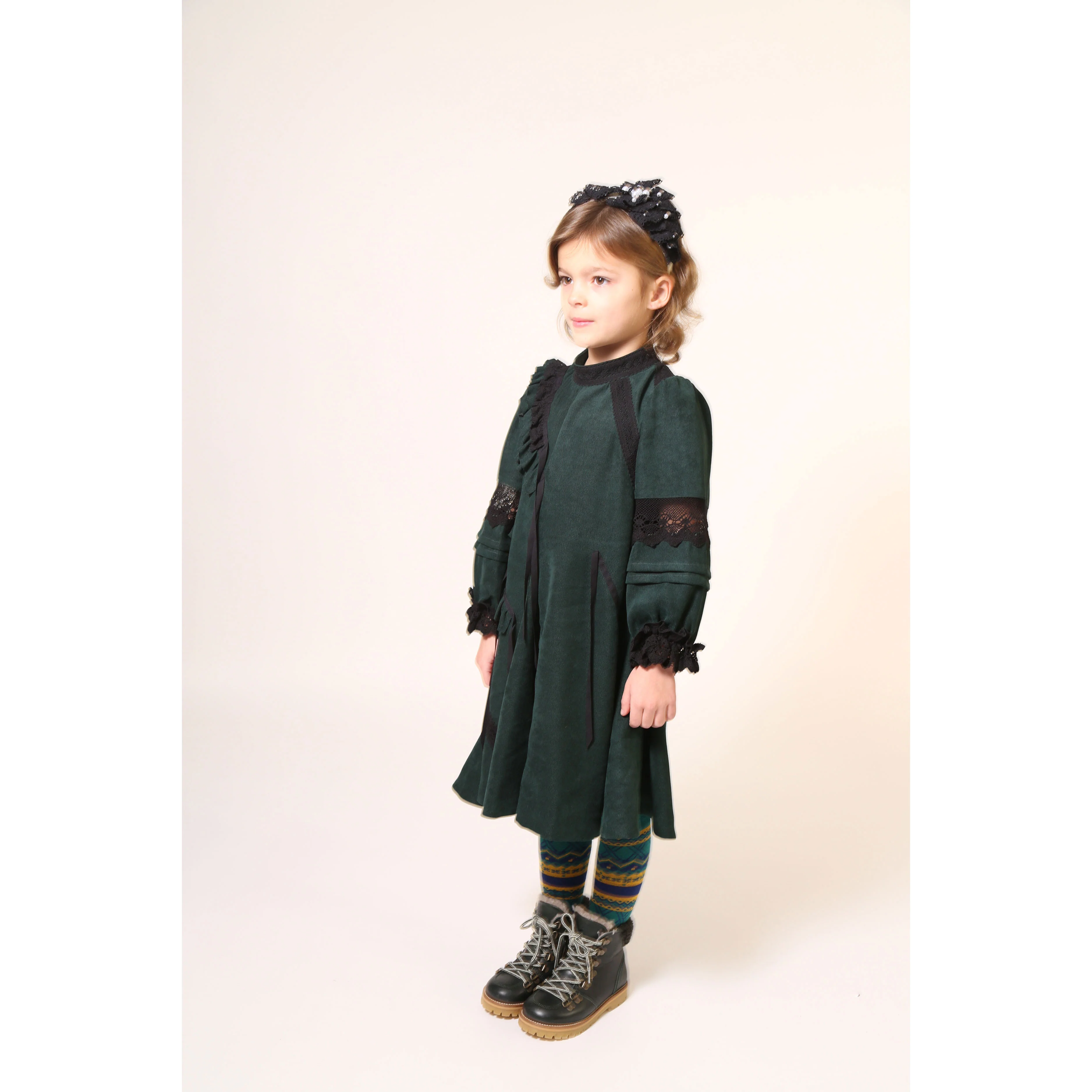 Tia Cibani Celtic Ruffled Party Brittany Dress - Image 6