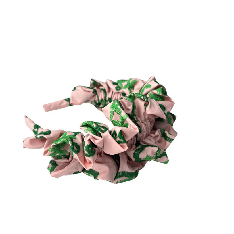 Tia Cibani Coral Mix Stella Flounce Headband - Image 3