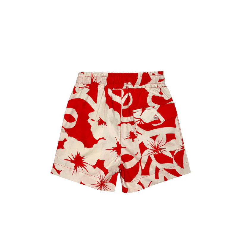 Tia Cibani Hibiscus Mix Surf Board Shorts - Image 2