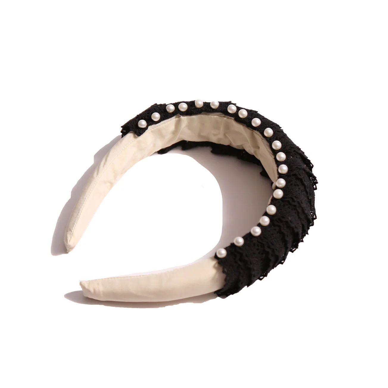 Tia Cibani Kohl Scrolled Lace Brittany Headband - Image 3