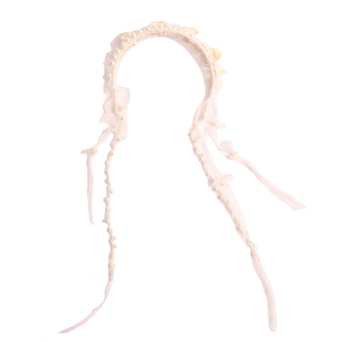 Tia Cibani Opal Beaded Tassel Brittany Crown