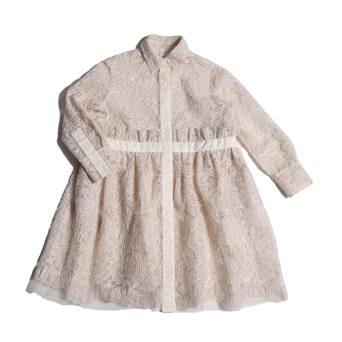 Tia Cibani Opal Estrella Ruffled Frock