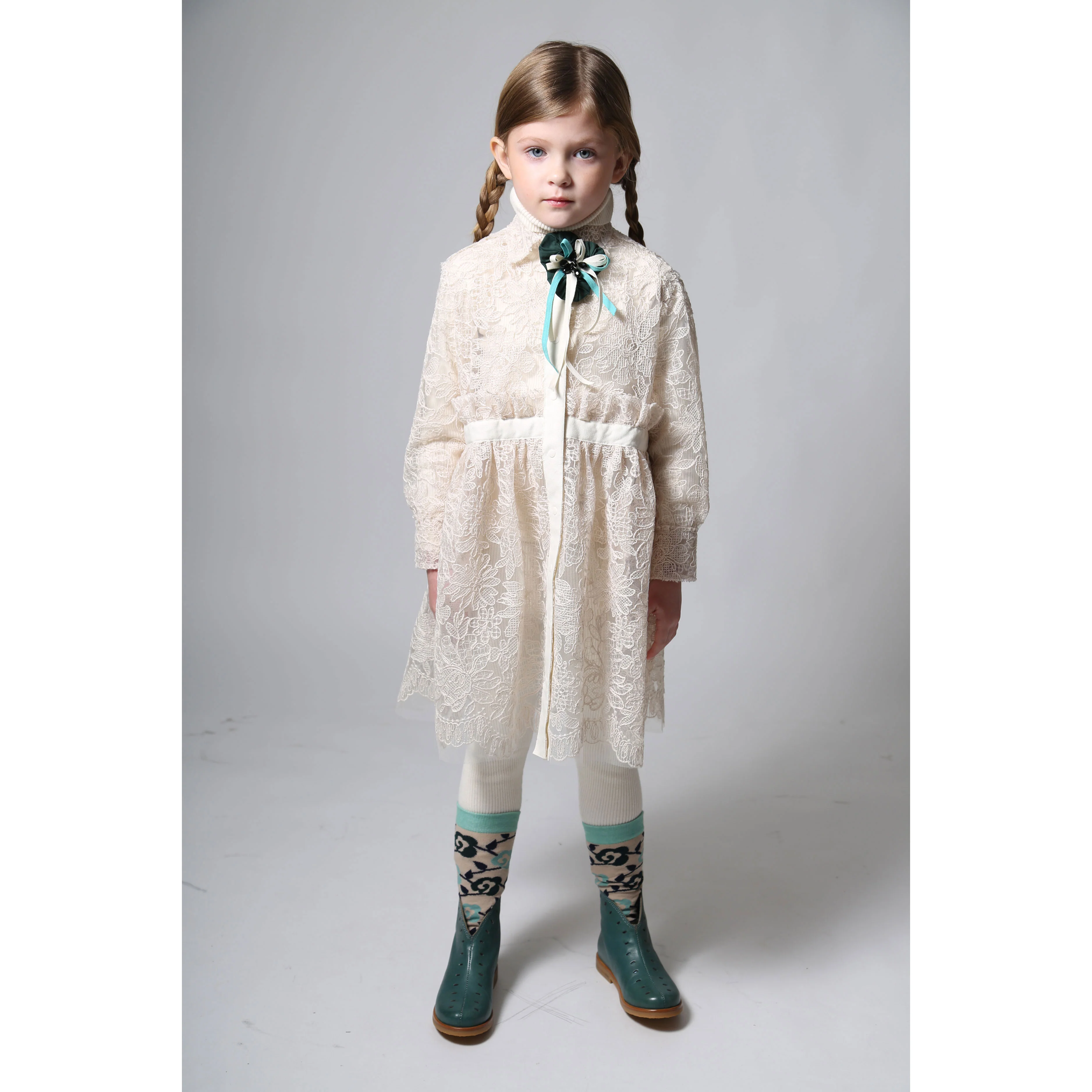 Tia Cibani Opal Estrella Ruffled Frock - Image 2