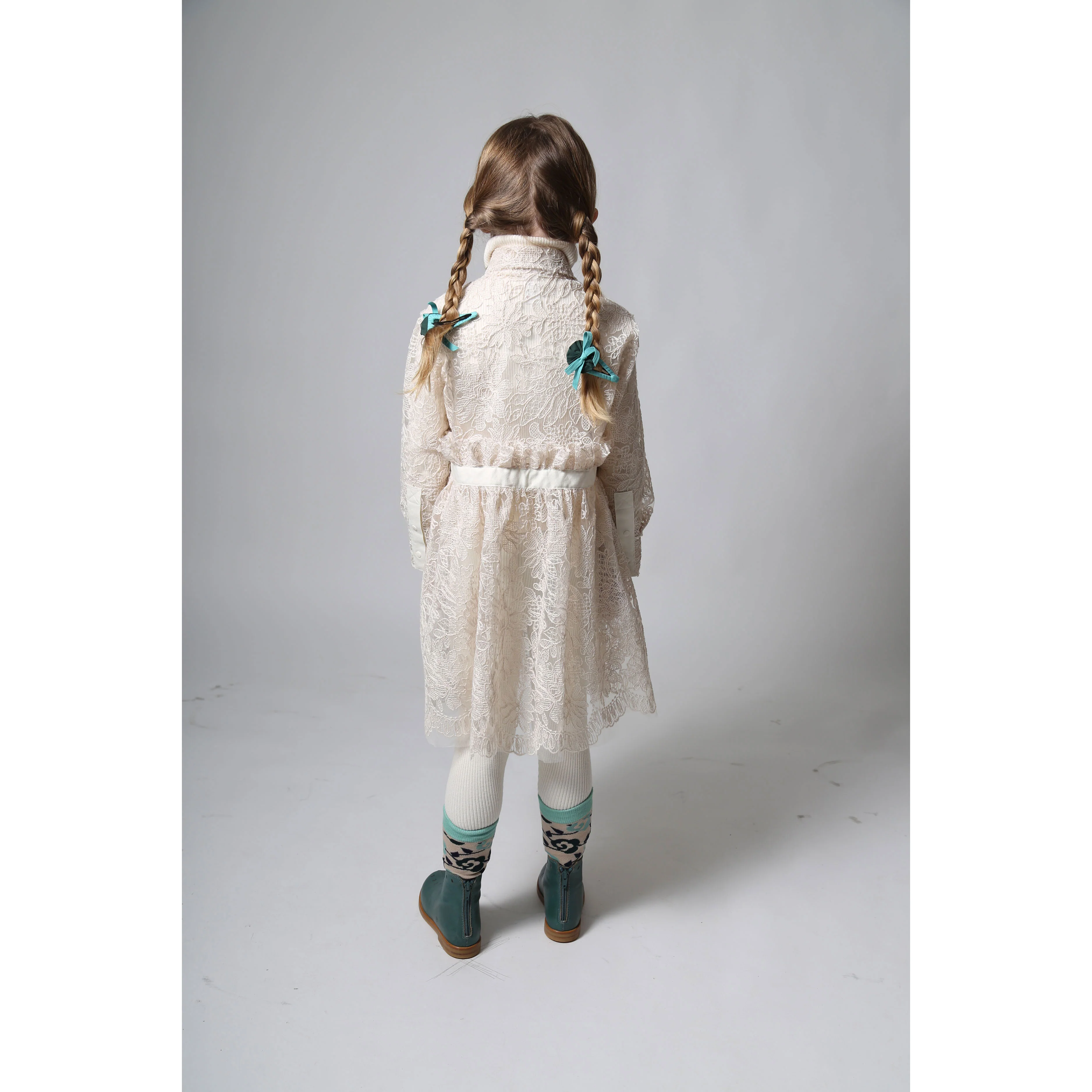 Tia Cibani Opal Estrella Ruffled Frock - Image 4