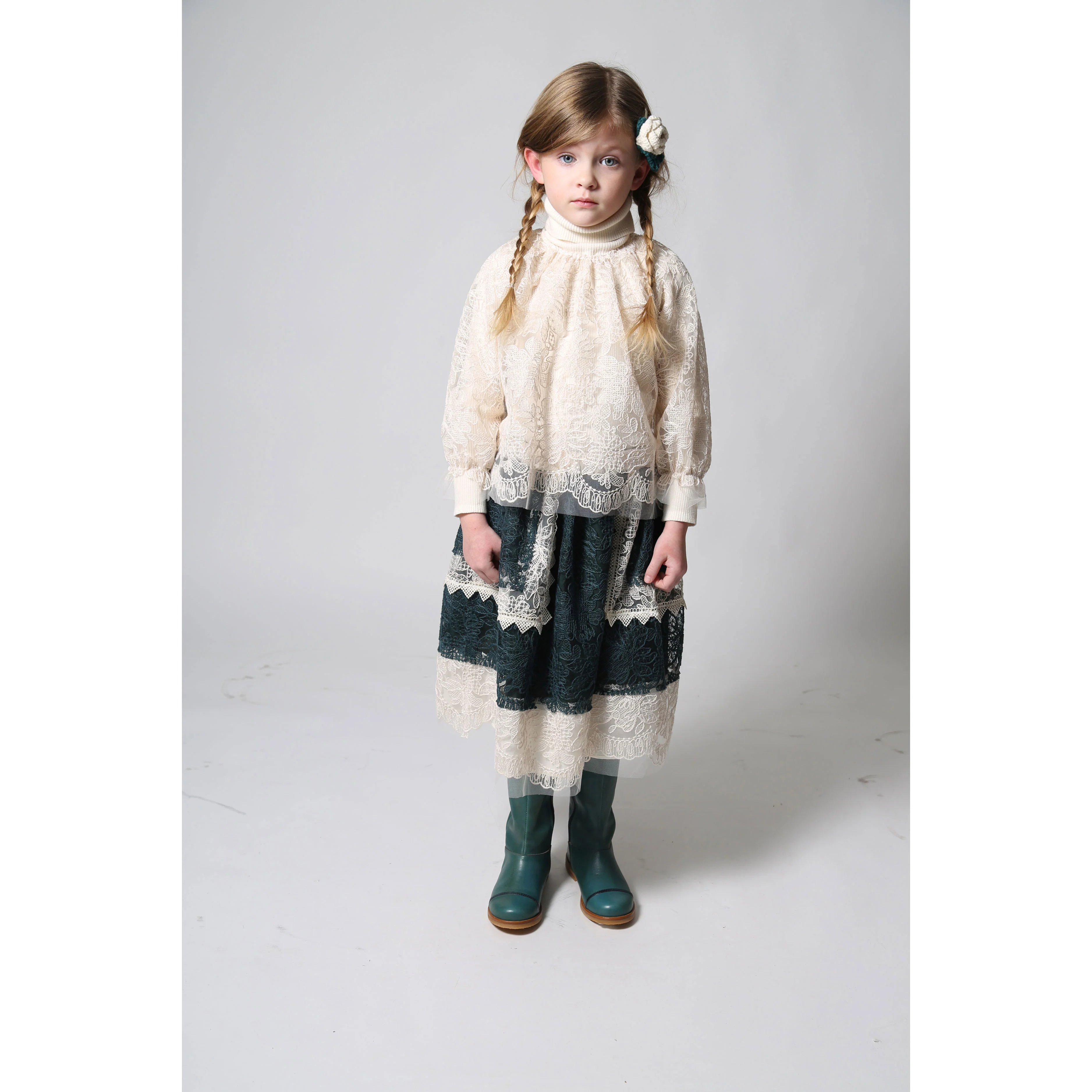 Tia Cibani Opal Estrella Smock Blouse - Image 2