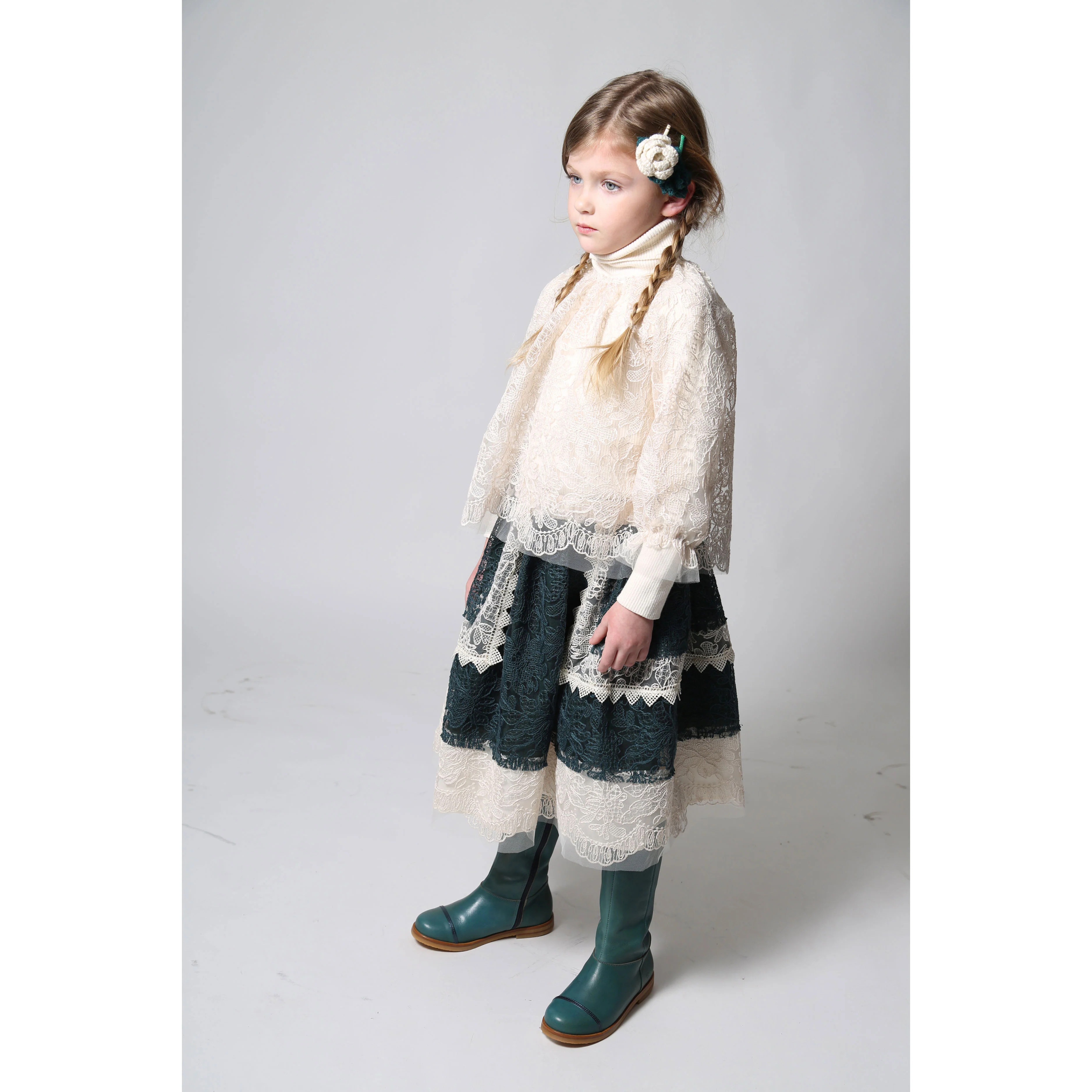 Tia Cibani Opal Estrella Smock Blouse - Image 4