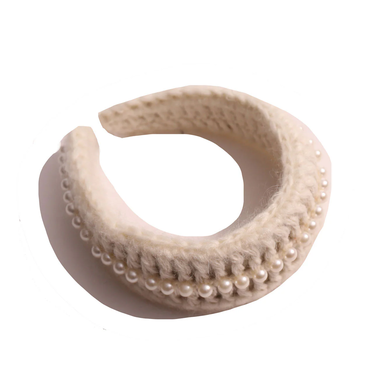 Tia Cibani Opal Pearl Knit Brittany Headband - Image 2